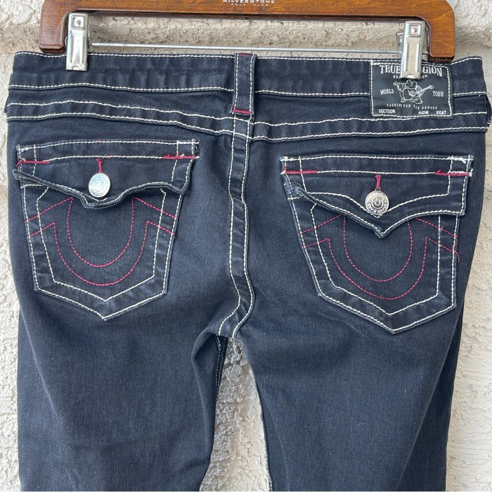 Women’s super low True Religion flare sz. 28